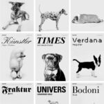 Dogs as Fonts