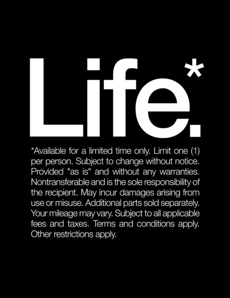 Life – Terms & Conditions